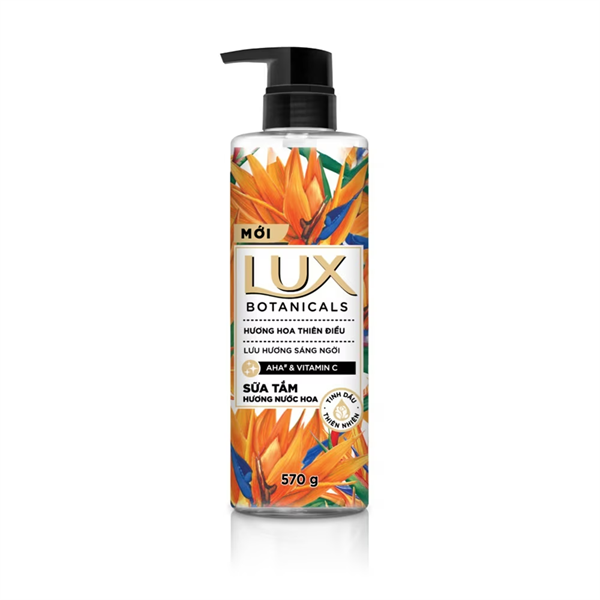 Sữa tắm Lux hương hoa thiên điểu 570g
