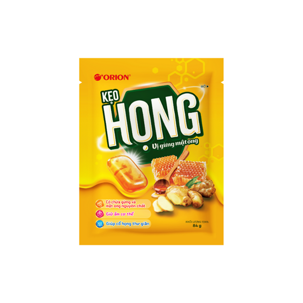 KẸO HỌNG GỪNG MẬT ONG 84G