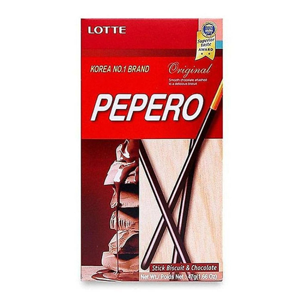 BÁNH QUE LOTTE PEPERO CHOCOLATE 47G