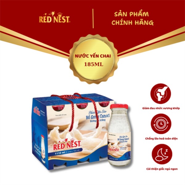 REDNEST - NƯỚC YẾN SÀO & CANXI ĐƯỜNG ĂN KIÊNG