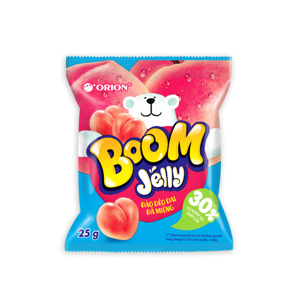 Kẹo dẻo Boom DÂY Đào 25G