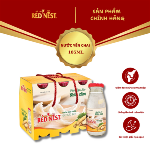 REDNEST - NƯỚC YẾN SÀO & NHÂN SÂM