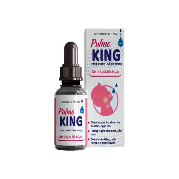 Siro Pulmo King giảm ho, tiêu đờm 30ml - Á Âu