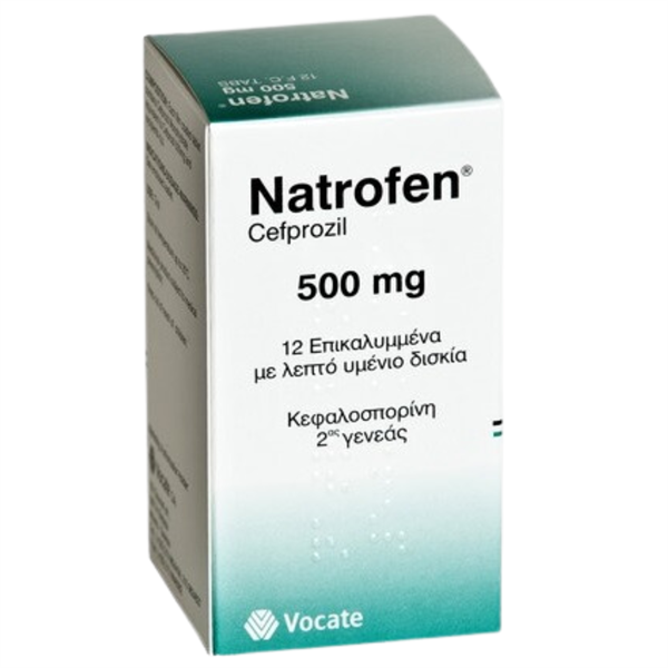 Natrofen - Cefprozil tablets 500mg (H*3vỉ*4viên) - Hy Lạp