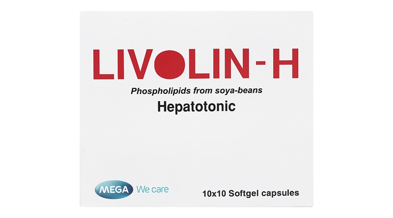 Thuốc Livolin H - Mega - Tổn thương gan do nhiễm độc và viêm gan ( Hộp 10 vỉ * 10 viên )
