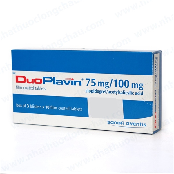 DuoPlavin 75mg/100mg (H*3vỉ*10viên) - France
