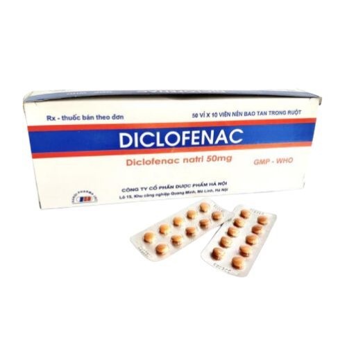 Diclofenac natri 50mg (Hộp 50vỉ*10viên) - Hà Nội