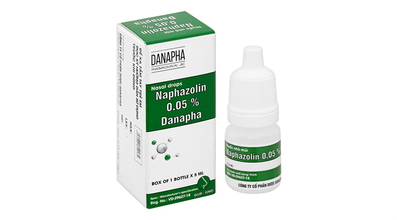 Naphazolin 0,05% 5ml (H*1lọ) - Danapha