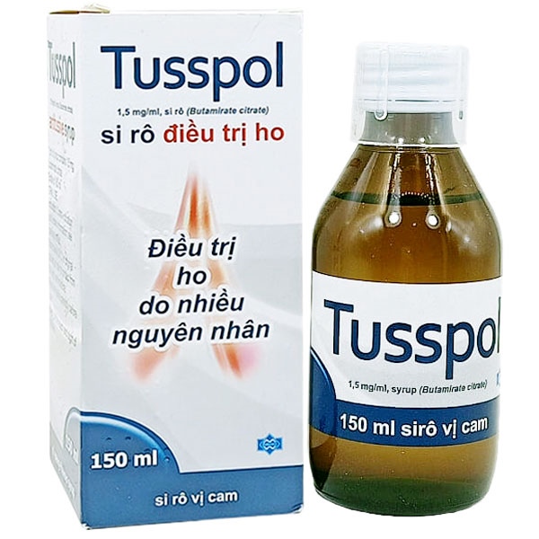 Siro điều trị ho vị cam Tusspol 150ml - Poland (Phúc Lâm)
