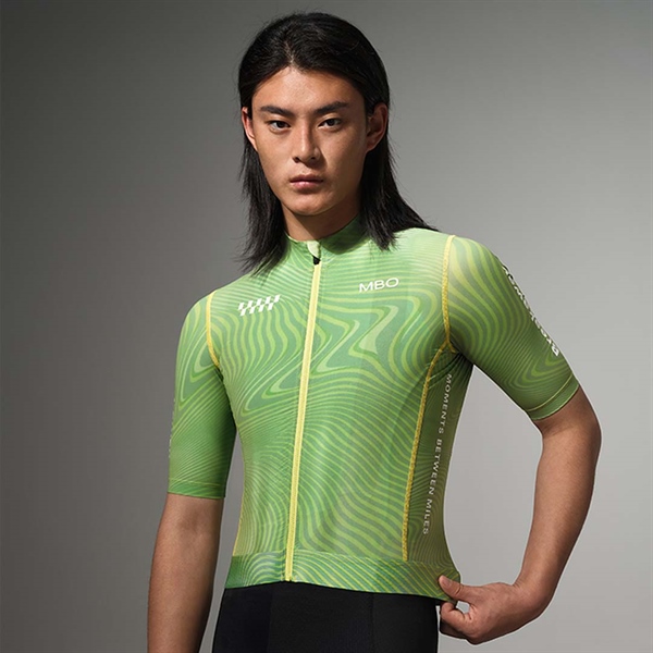 NSC505 - Áo Đạp Xe MBO Nam Lime Green