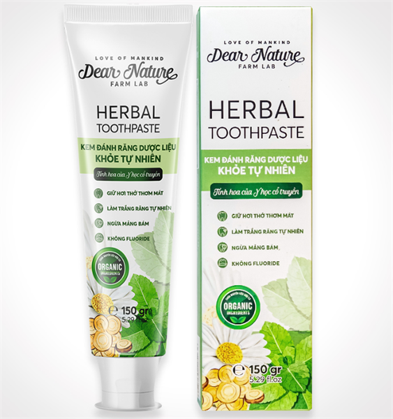 Kem đánh răng thảo dược Dear Nature