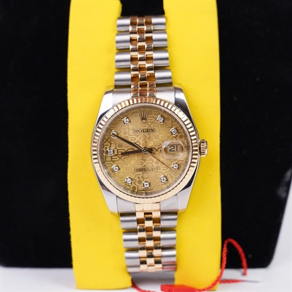 Đồng hồ Rolex mặt vàng (198M9880) sz38 (HC) KG+