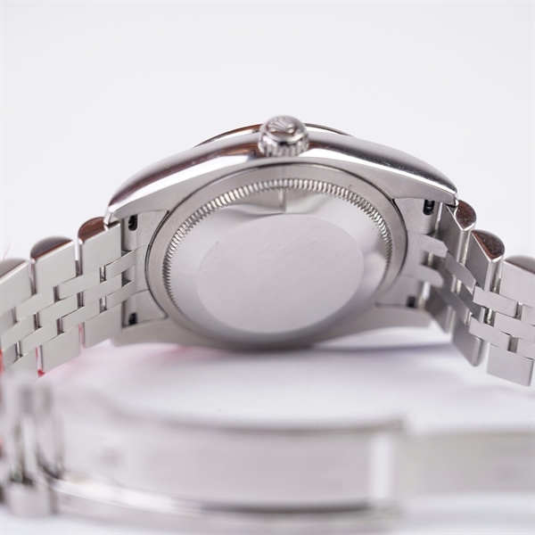 Đồng hồ Rolex bạc viền đính đá (363967Z1) sz38 (HC) KG+