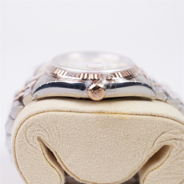 Đồng hồ Rolex bạc mặt hồng (383Q1889) sz38 (HC) KG+