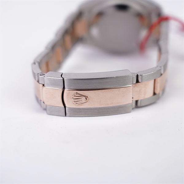 Đồng hồ Rolex bạc mặt in hoa (6214Z956) sz34 (HC) KG+