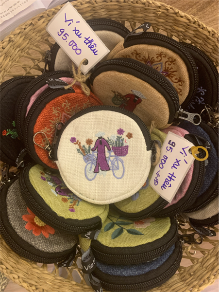 Ví xu thêu các hình (Chị Vân)
