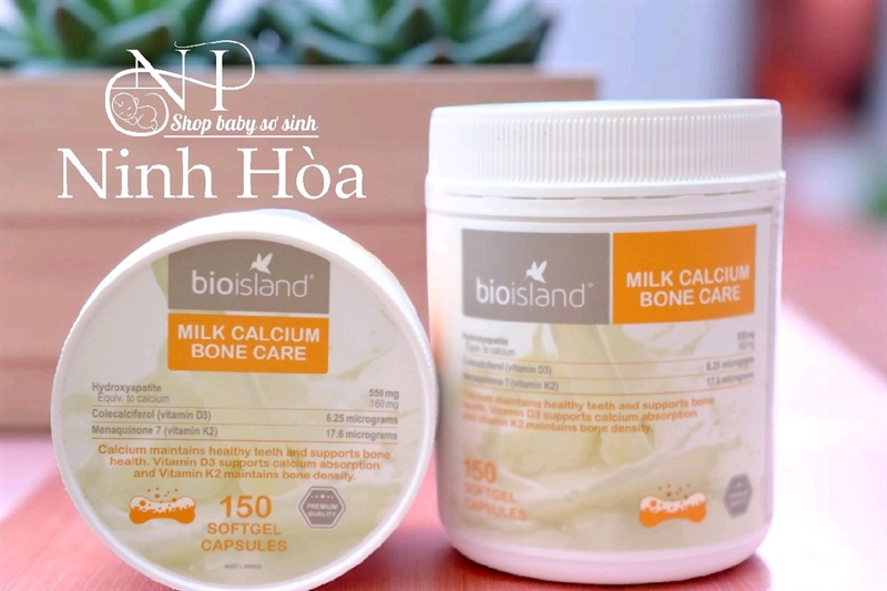 Thực phẩm bảo vệ sức khỏe canxi hữu cơ cho mẹ bầu , sau sinh , trẻ em từ 12 tuổi - lớn 150v