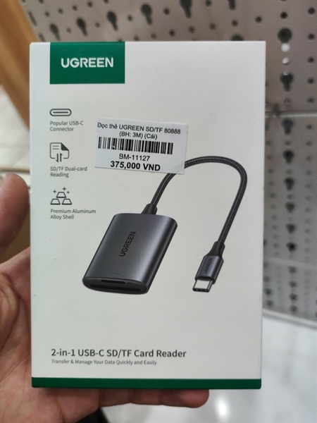 Đọc thẻ SD/TF UGREEN 80888