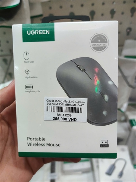 Chuột không dây 2.4G Ugreen 90673 MU001
