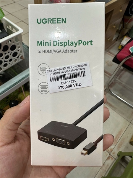 Cáp chuyển đổi Mini Displayport to HDMI và VGA chính hãng Ugreen 10439/ 10427