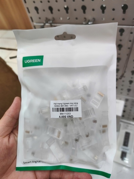 Hạt mạng Ugreen mạ vàng 50962