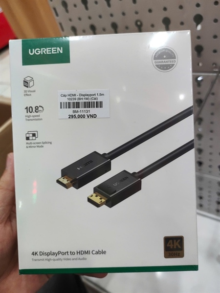 Cáp HDMI - Displayport 1.5m UGREEN 10239
