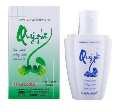 Dung dịch vệ sinh Quý Phi xanh 120ml - Thái dương