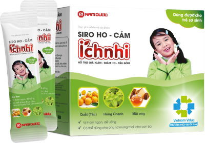 Siro ho cảm ích nhi (H*30gói*5ml) - Nam Dược