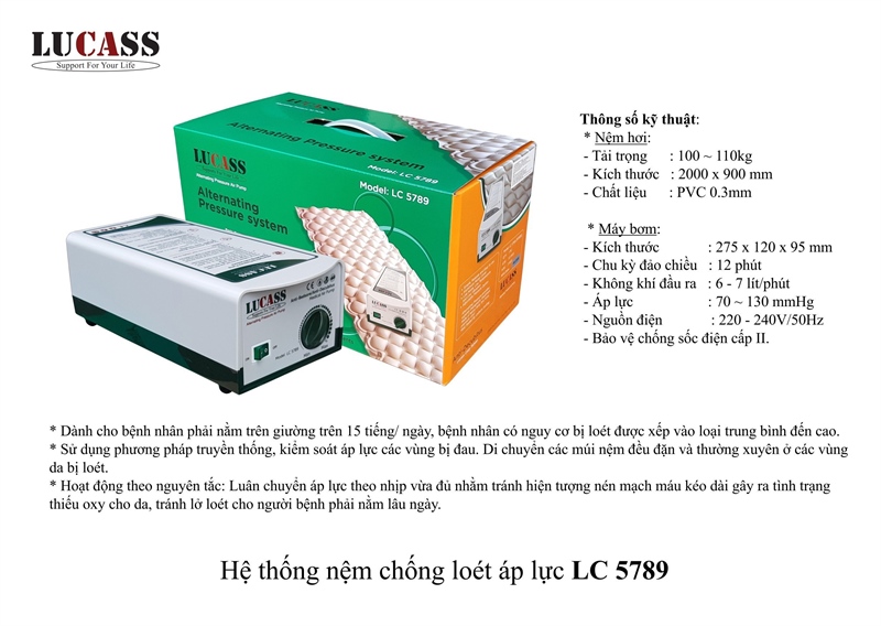 Đệm chống loét Lucass LC - 5789 - TQ 2