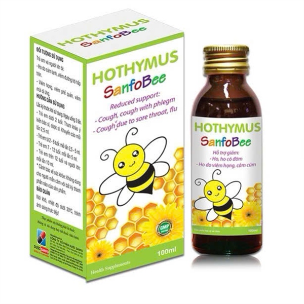 Siro ho Thymus Sanfobee 100ml - (PP Sanfordpharma USA)