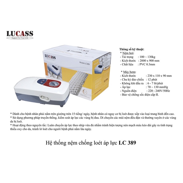 Đệm hơi chống loét Lucass LC - 389 - TQ 2