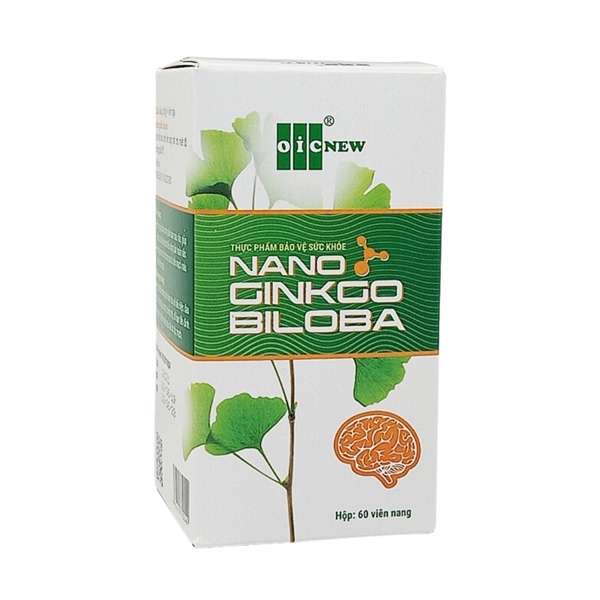 Nano ginkgo biloba (Tăng cường tuần hoàn máu não) (Lọ*60viên) - Nam Hà