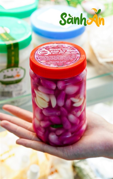 Hành tím Lý Sơn ngâm giấm chua ngọt 500g