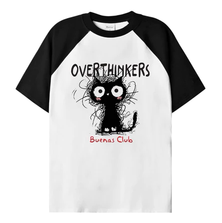 BUENAS® OVERTHINKERS RAGLAN TEE / RLB02 - TRANG DEN