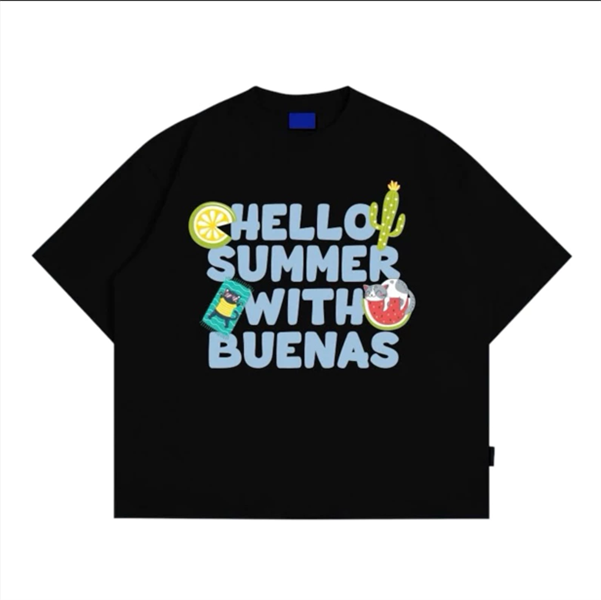 BUENAS® HELLO SUMMER BOXY TEE / JM06 - DEN