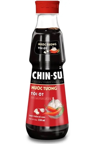 Nước tương Chinsu tỏi ớt 330ml