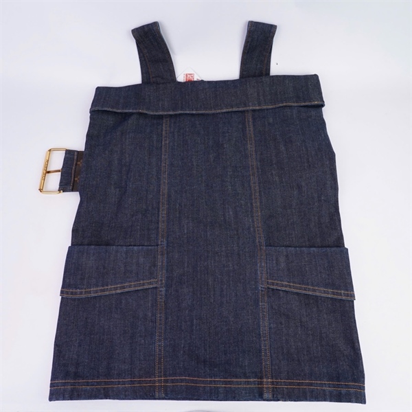 Đầm LV jean xanh sz34 KG+