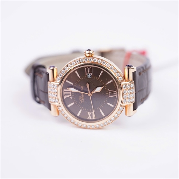 Đồng hồ Chopard nâu kim zin (1781680) sz30 KG+