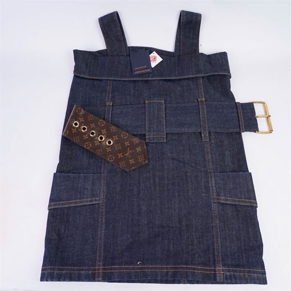 Đầm LV jean xanh sz34 KG+