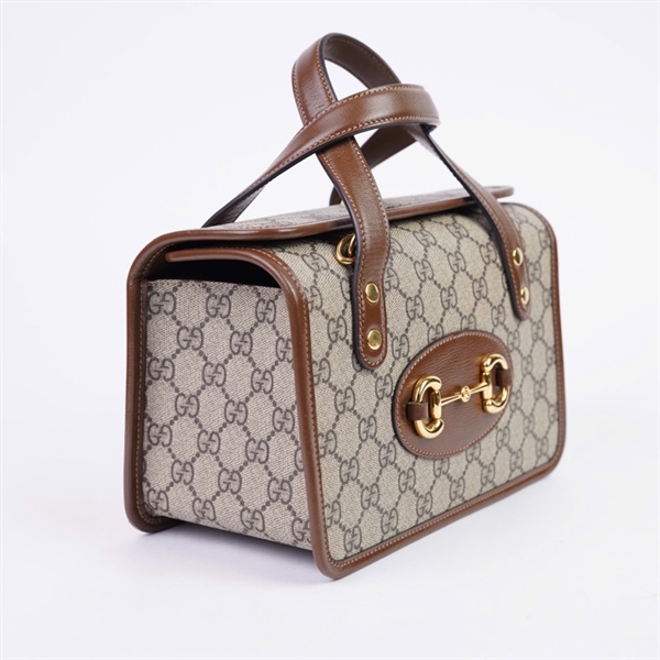 Túi GG Handle xám (G035790219) sz23 (HT) +