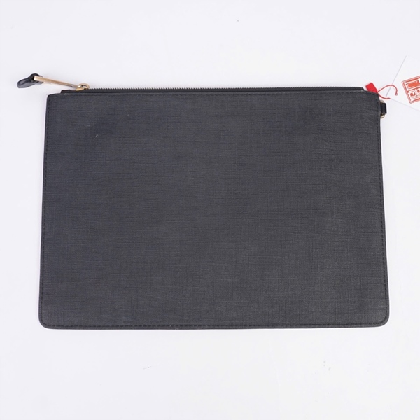 Túi Moschino Clutch đen hình gấu sz31 +