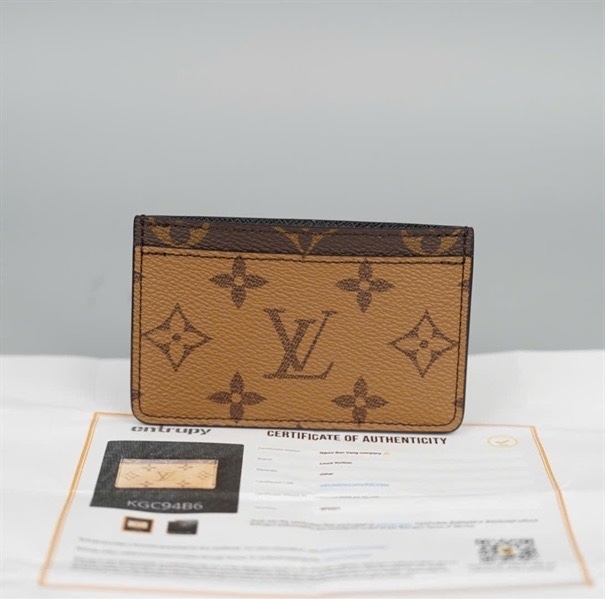 Ví LV card hoa nâu (SP0221) KG+