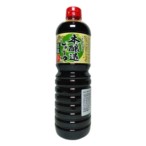 V-Nước tương giảm muối Kamereo 1L