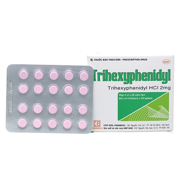 Trihexyphenidyl 2mg pharmedic (h/100v)