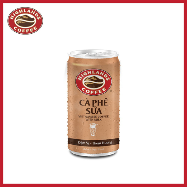 Café sữa đá lon Highlands 185ml