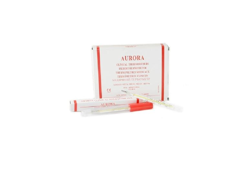 Nhiệt kế thủy ngân Aurora (H*12cái) - VTYT Hà Nội
