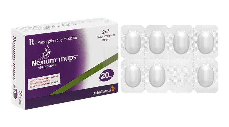 Nexium 20mg (H*2vỉ*7viên) - Astrazenk