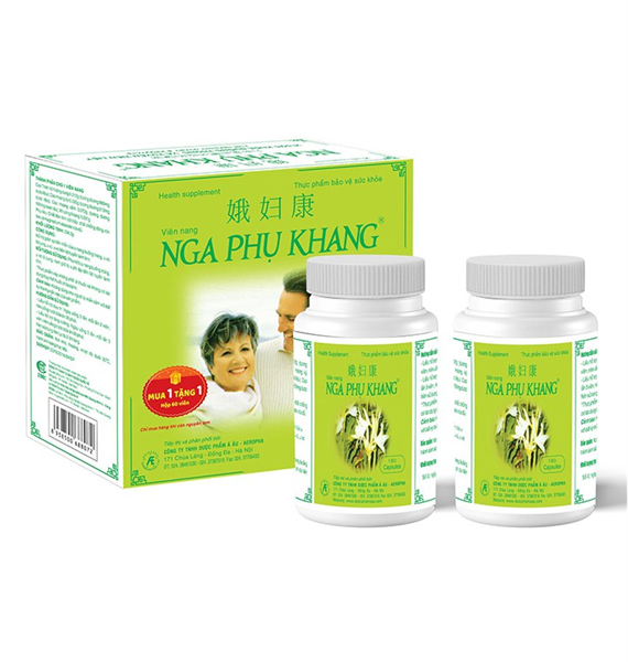 Nga phụ khang (H*2lọ*180viên) (Combo mua 2 lọ tặng 1 lọ x 60 viên) - NPP Á Âu