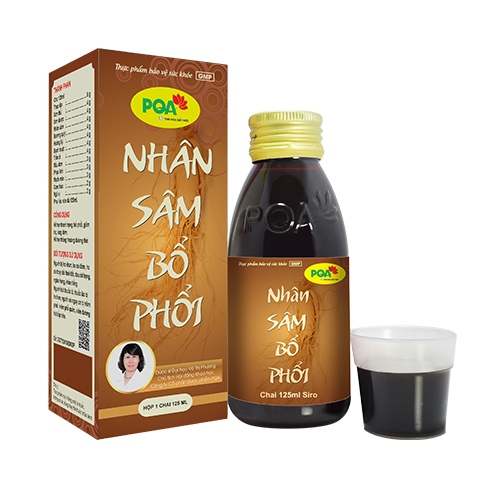 Nhân sâm bổ phổi PQA 125ml - PQA