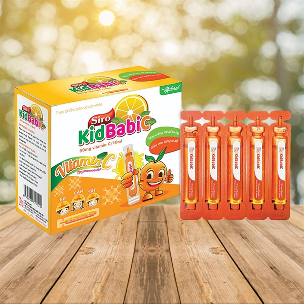 Siro Kid Babi C (Hỗ trợ tăng sức đề kháng) (H*20ống*10ml) - Tâm Việt